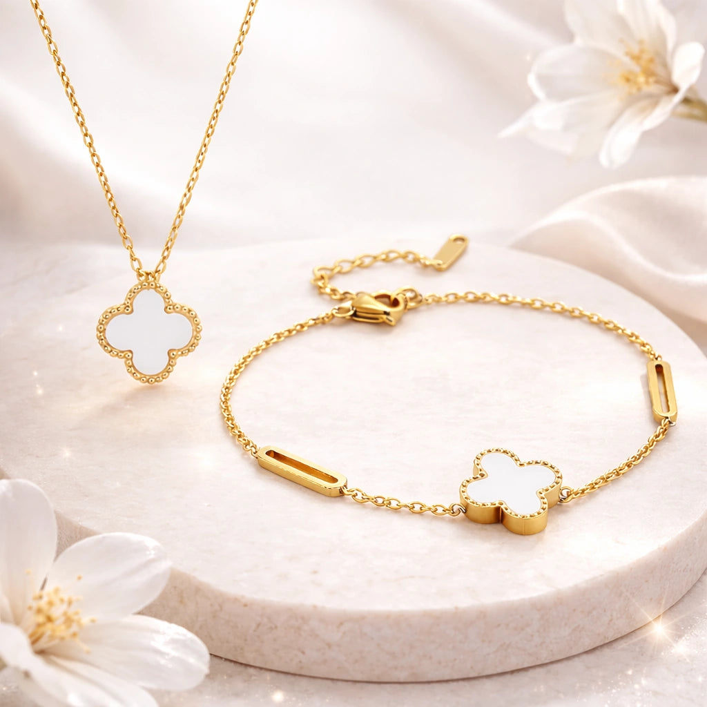 Set Lantisor + Bratara White