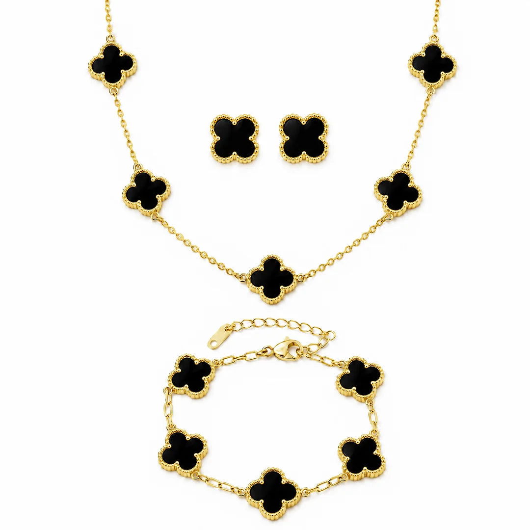 Set Flower Negru – 3 Piese