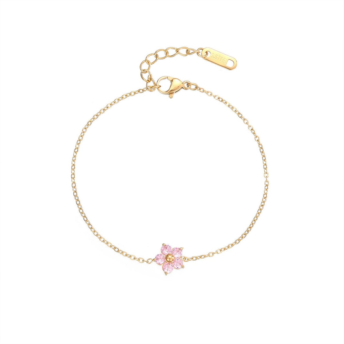 Bratara Pink Flower - RAFINI