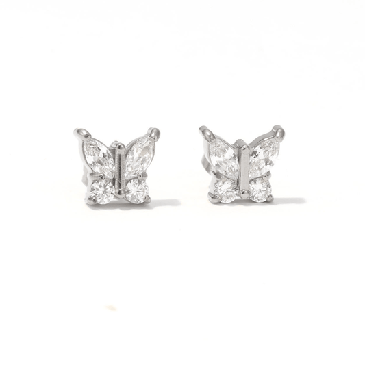 Cercei Butterfly - Silver - RAFINI