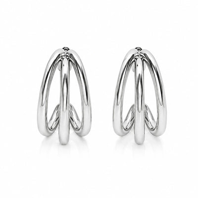 Cercei - Triple Loop Silver