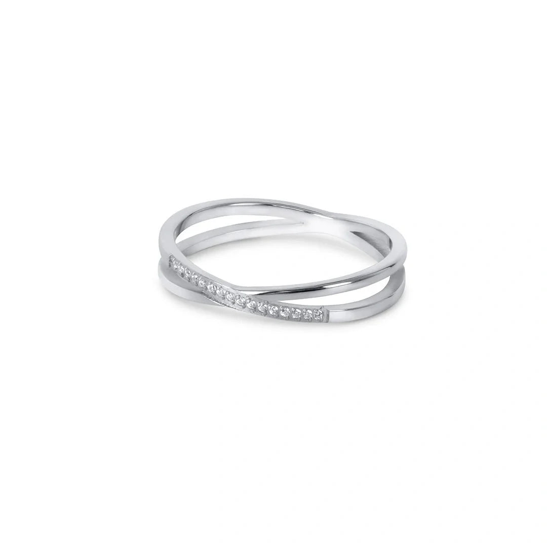 Inel - Twist Shine Silver - RAFINI