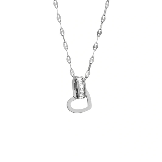 Lantisor – Heart Loop silver - RAFINI