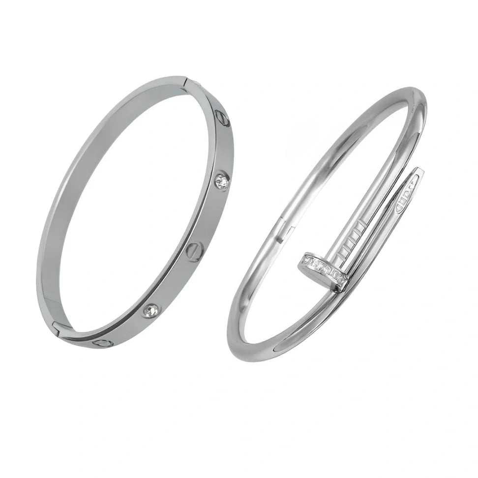 Set Bratari - Silver Duo - RAFINI